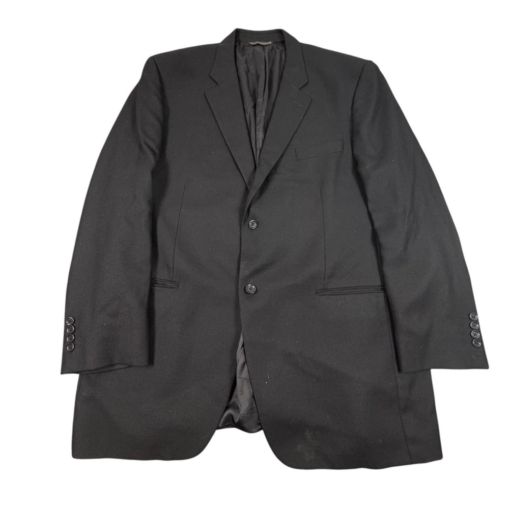 Saks Fifth Avenue Loro Piana Men Blazer Sports Coat Cashmere Black Canada 48R